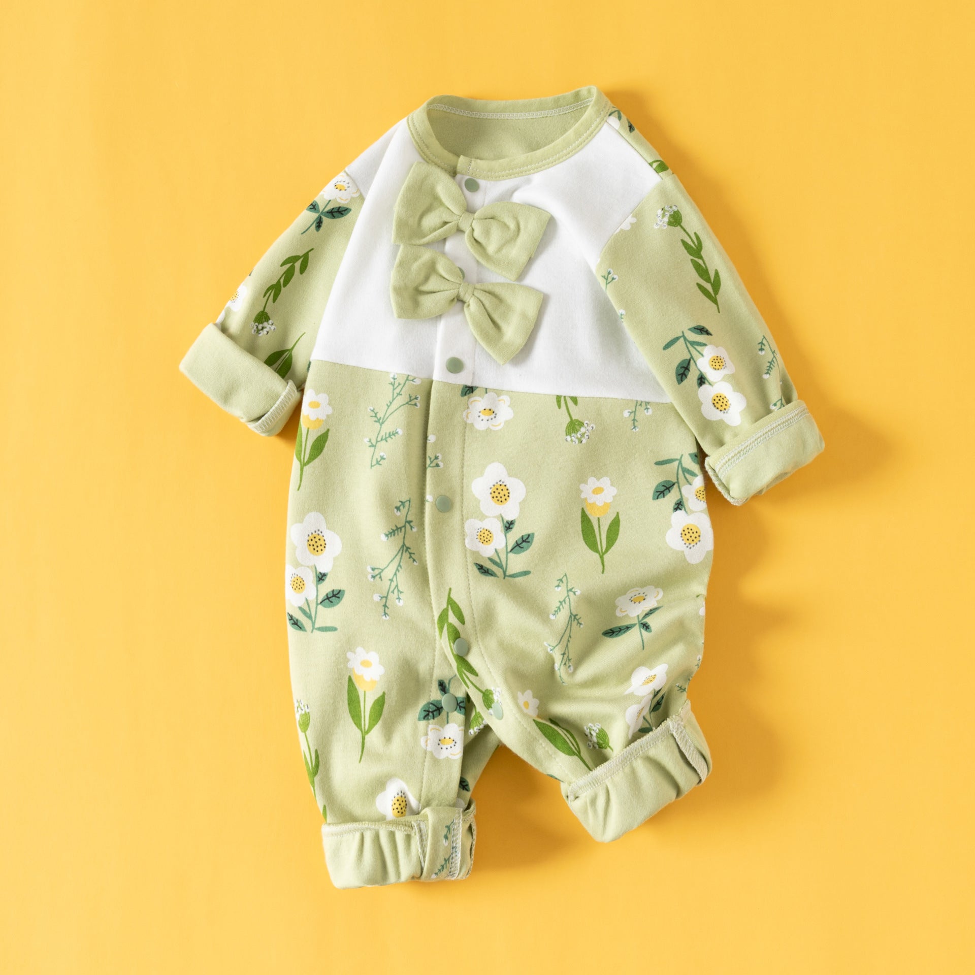 Romper Cotton Long Sleeve Toddler Rompers