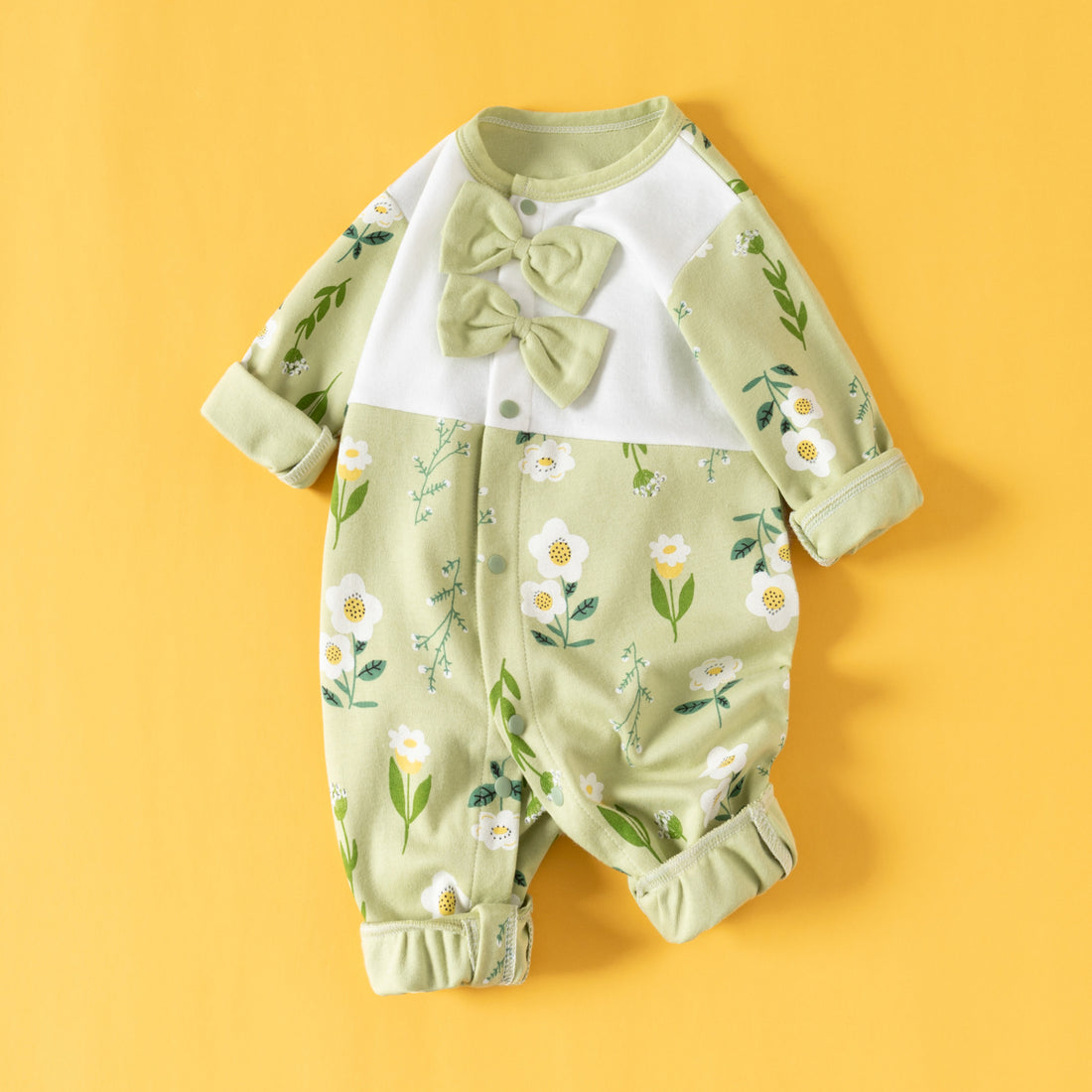 Romper Cotton Long Sleeve Toddler Rompers