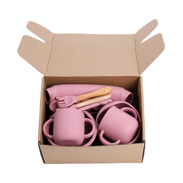 Baby Silicone Food Tableware Set