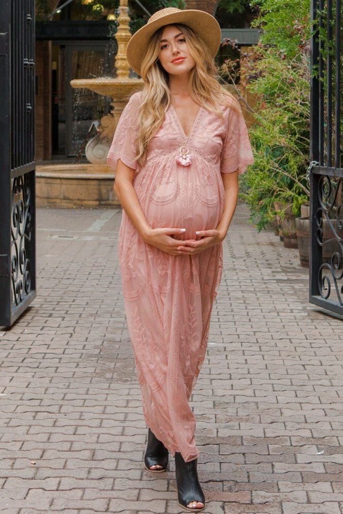 Short Sleeve Pregnancy Dress