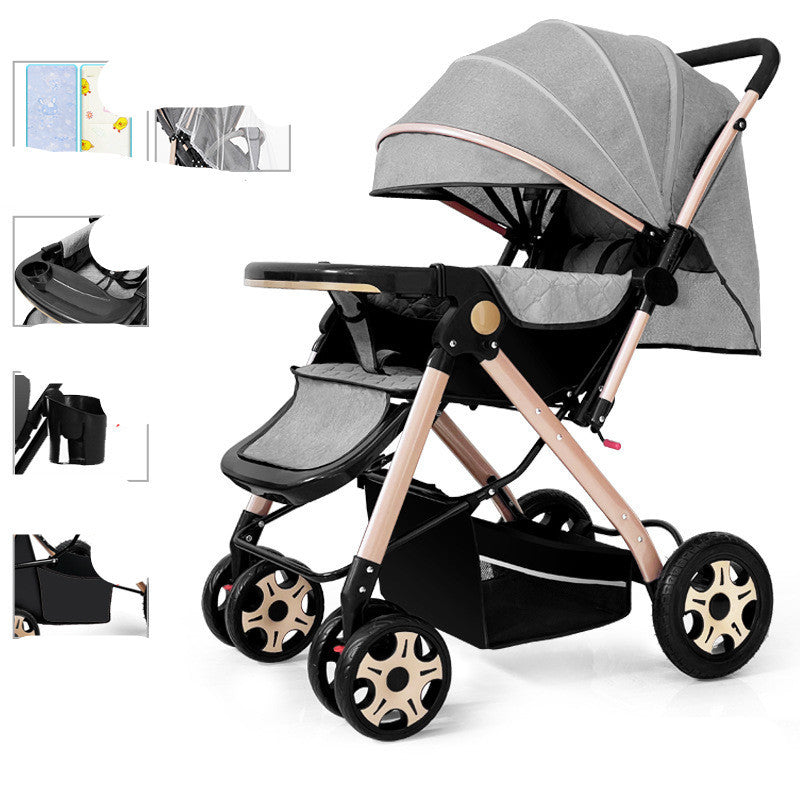 Baby Strollers Lightly To Absorb Shock