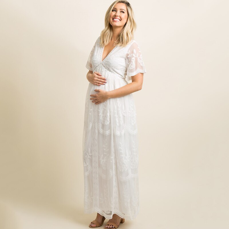 Short Sleeve Pregnancy Dress