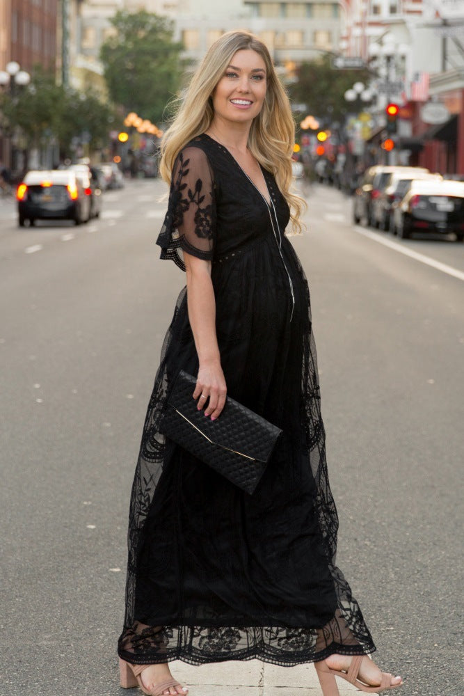 Short Sleeve Pregnancy Dress