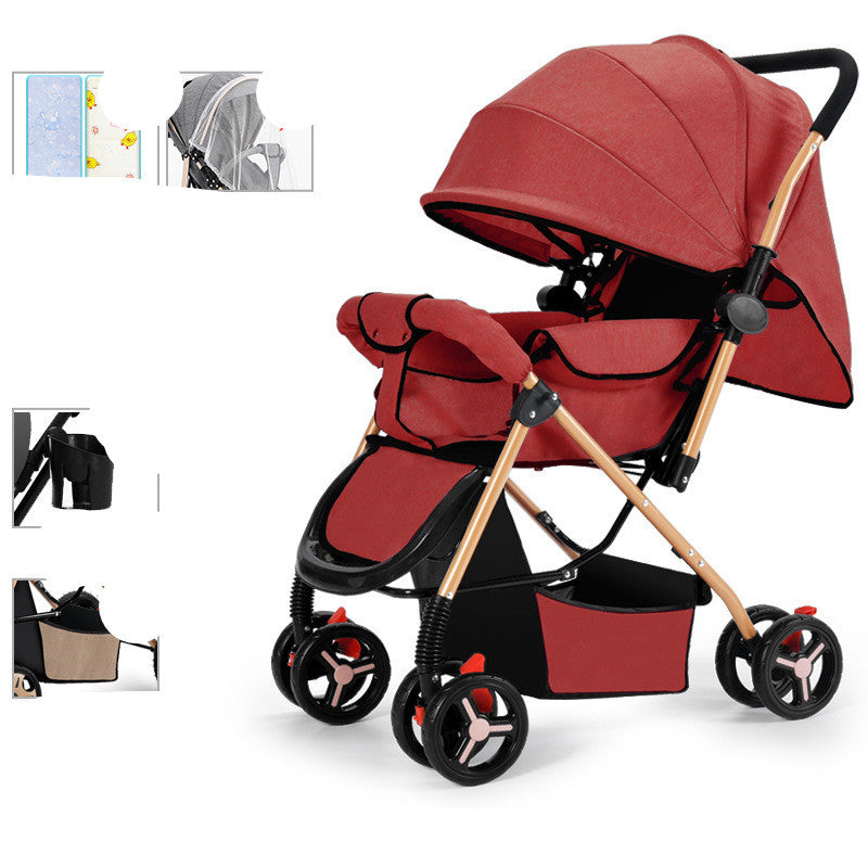 Baby Strollers Lightly To Absorb Shock