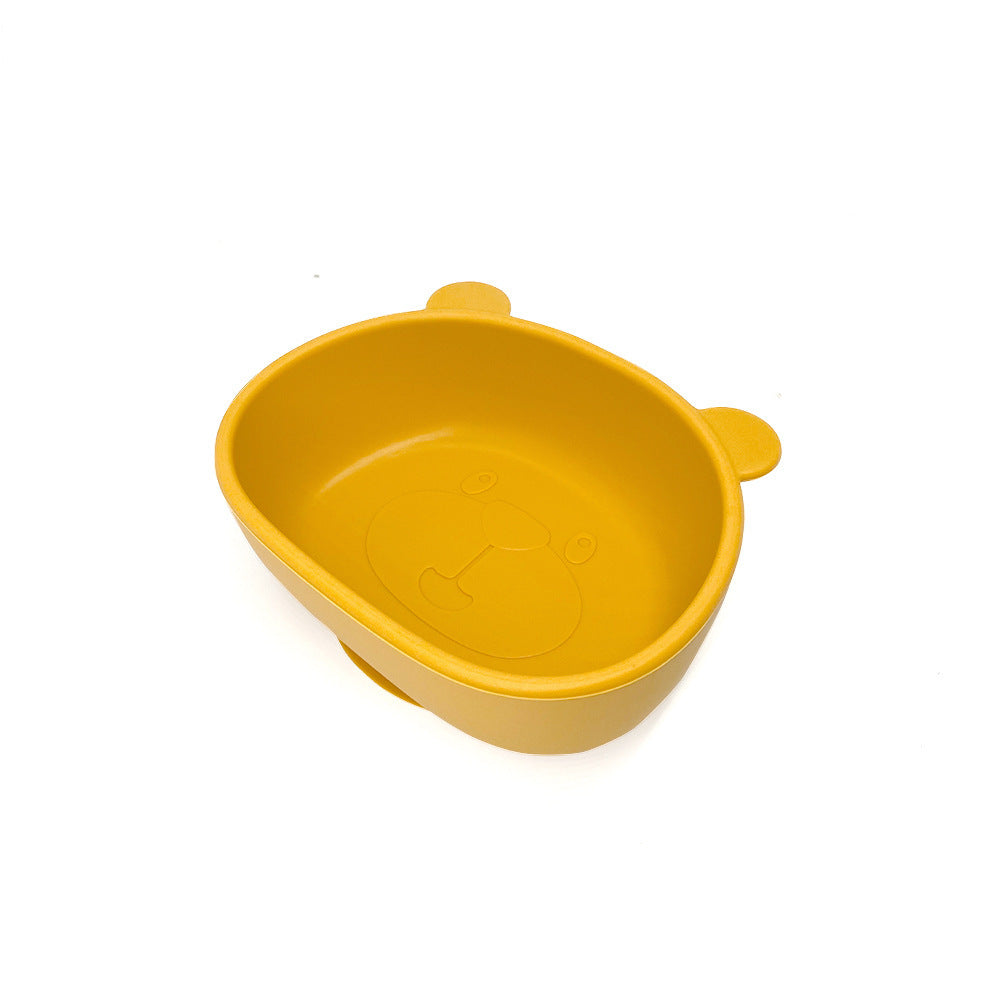 Children's Waterproof Bib Silicone Tableware Suit