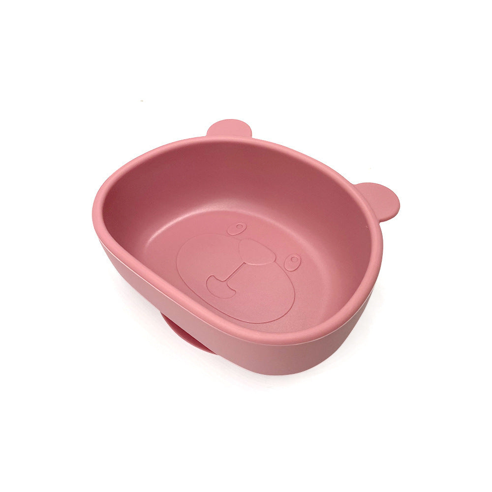 Children's Waterproof Bib Silicone Tableware Suit