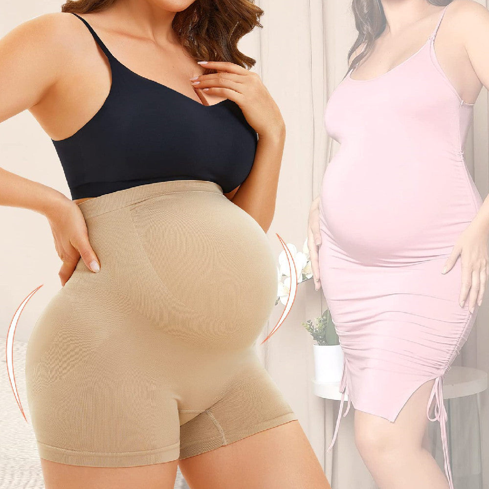 Elastic Waist Shaping Maternity Pants