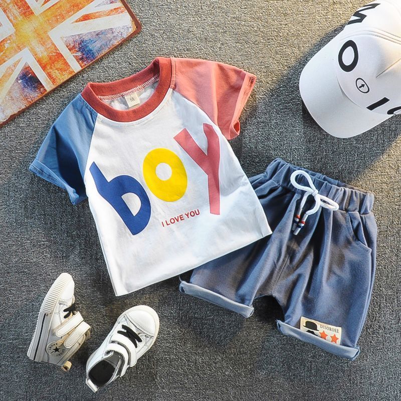 Boys Summer Suit Trendy Korean Style