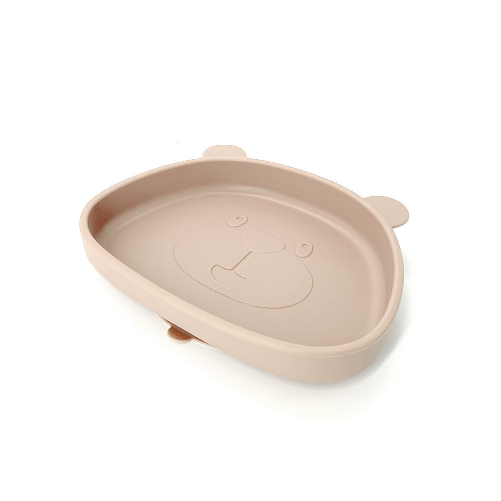 Children's Waterproof Bib Silicone Tableware Suit