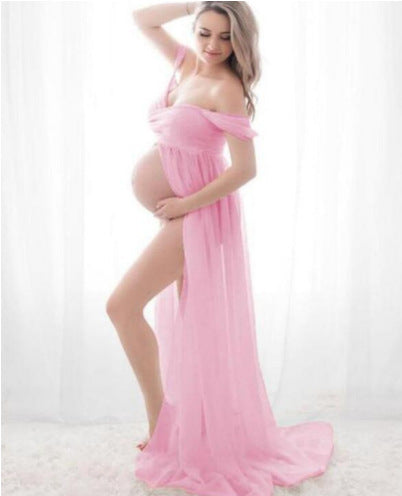 Maternity Mopping Foor Long Skirt Dress