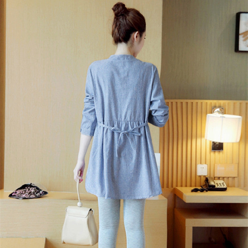 Embroidery Maternity Top