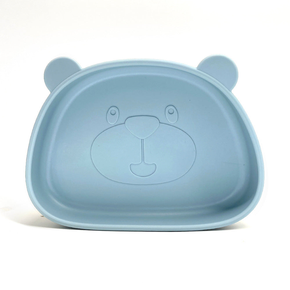 Children's Waterproof Bib Silicone Tableware Suit