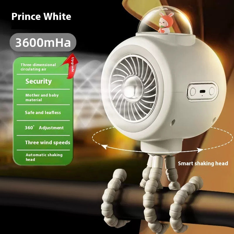 Octopus Little Fan Stroller Shaking Head