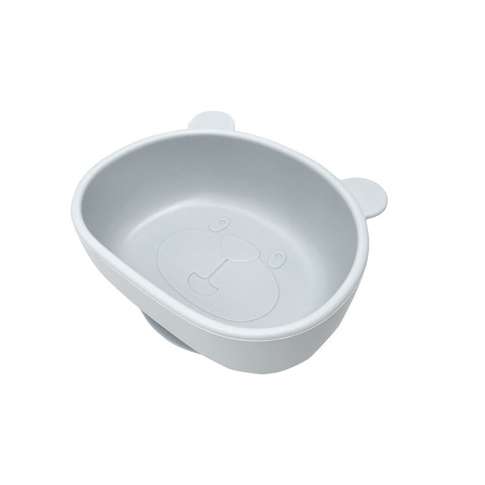 Children's Waterproof Bib Silicone Tableware Suit