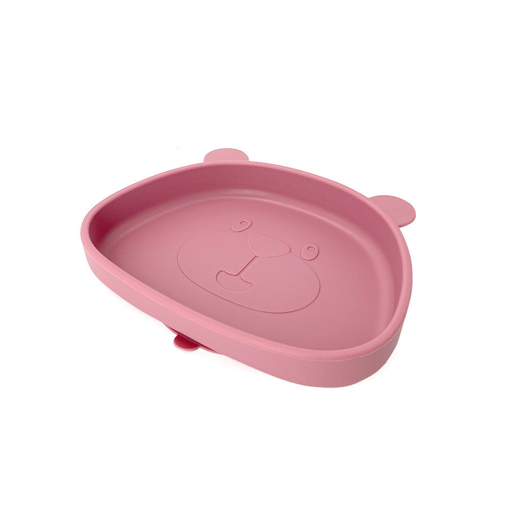 Children's Waterproof Bib Silicone Tableware Suit