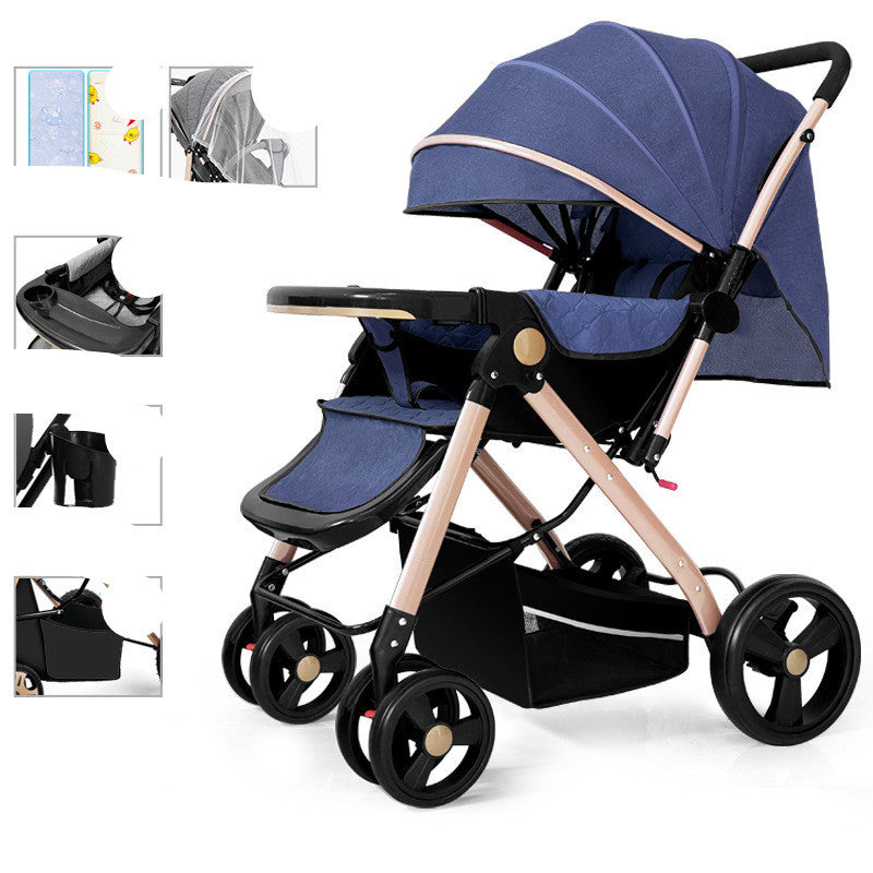Baby Strollers Lightly To Absorb Shock