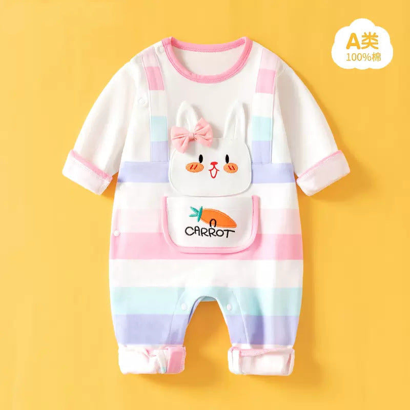 Romper Cotton Long Sleeve Toddler Rompers