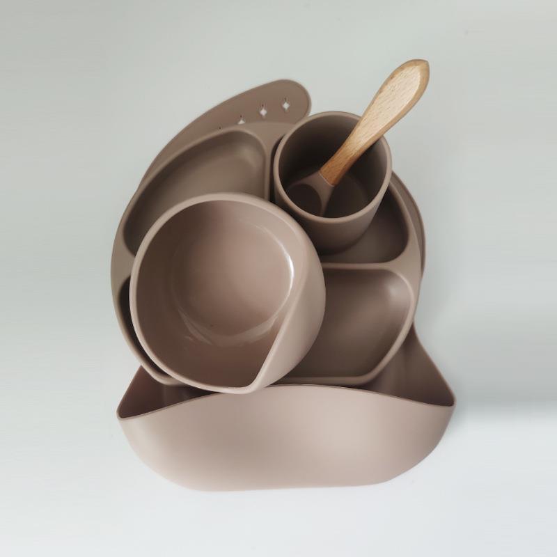 Silicone Bowl Baby Tableware Set