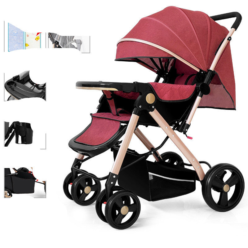 Baby Strollers Lightly To Absorb Shock