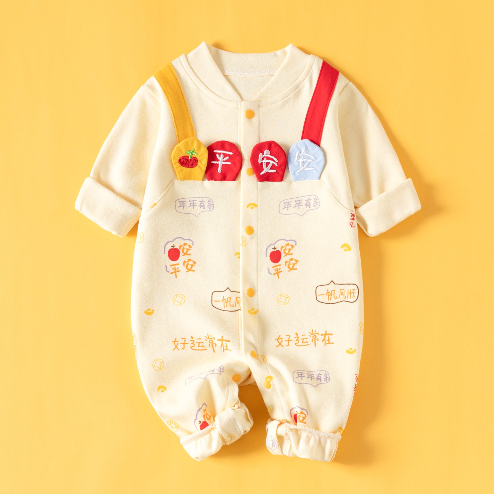 Romper Cotton Long Sleeve Toddler Rompers