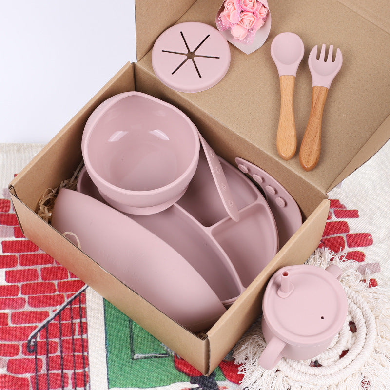Baby Silicone Food Tableware Set