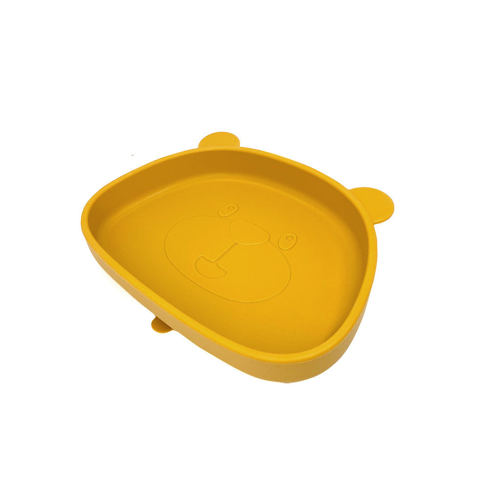 Children's Waterproof Bib Silicone Tableware Suit