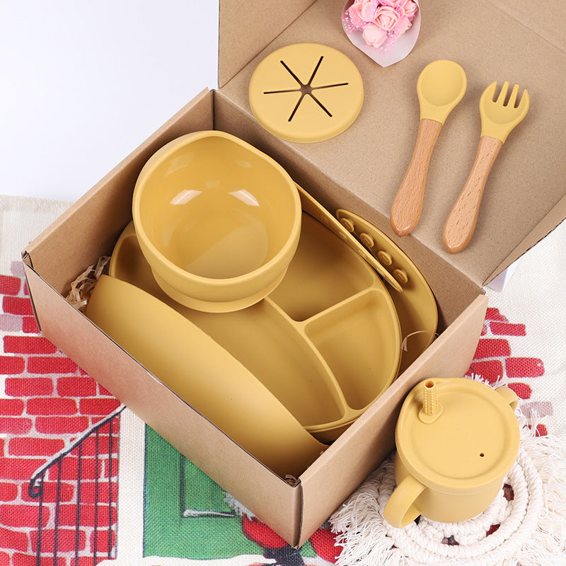 Baby Silicone Food Tableware Set