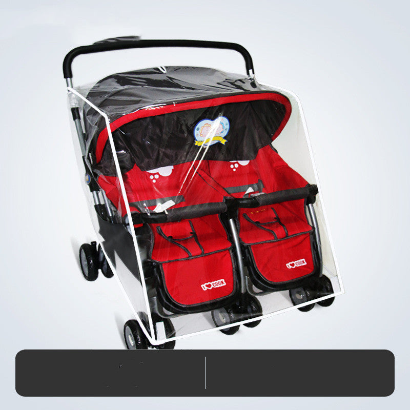 Universal Twin Stroller Windproof Cover