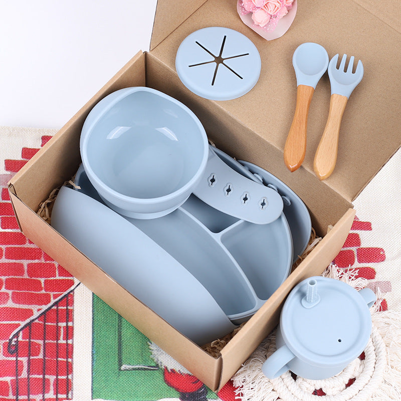 Baby Silicone Food Tableware Set