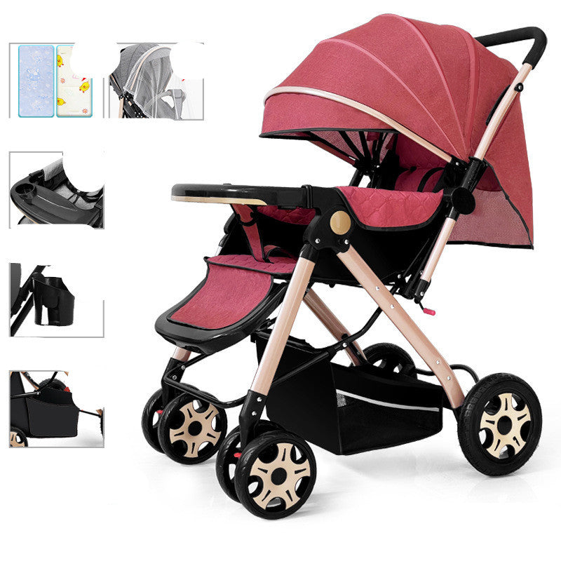 Baby Strollers Lightly To Absorb Shock