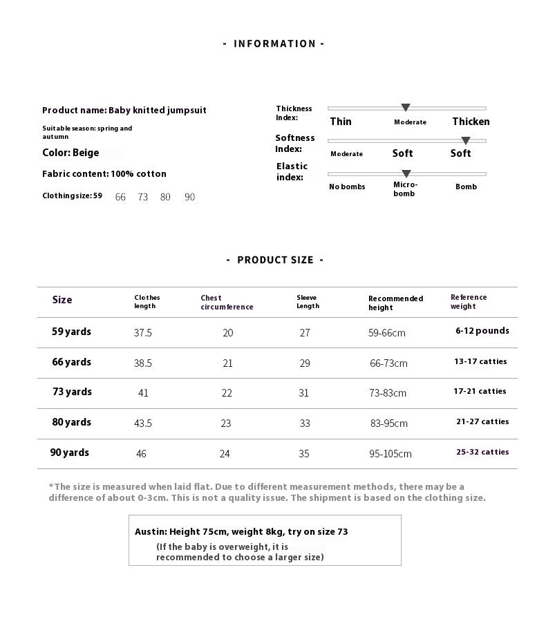 Knitted Long Sleeved Coat Romper