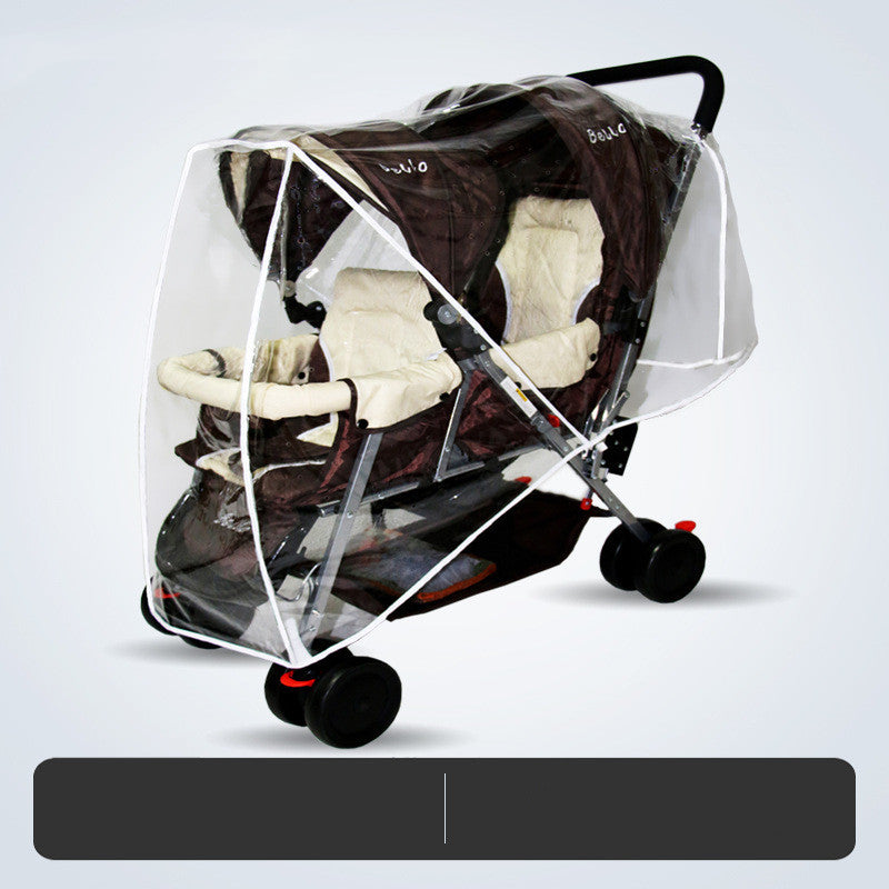 Universal Twin Stroller Windproof Cover