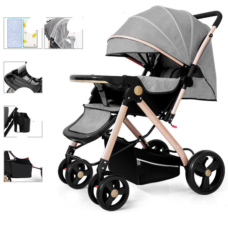 Baby Strollers Lightly To Absorb Shock