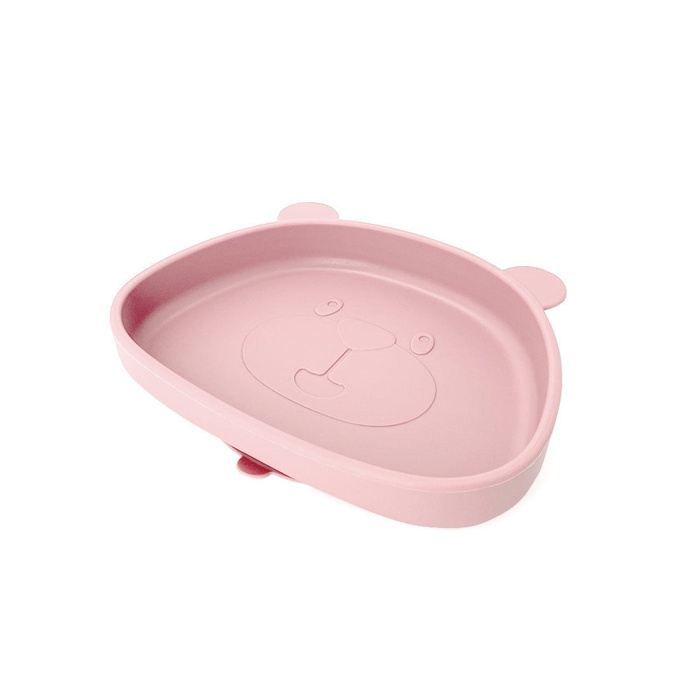 Children's Waterproof Bib Silicone Tableware Suit